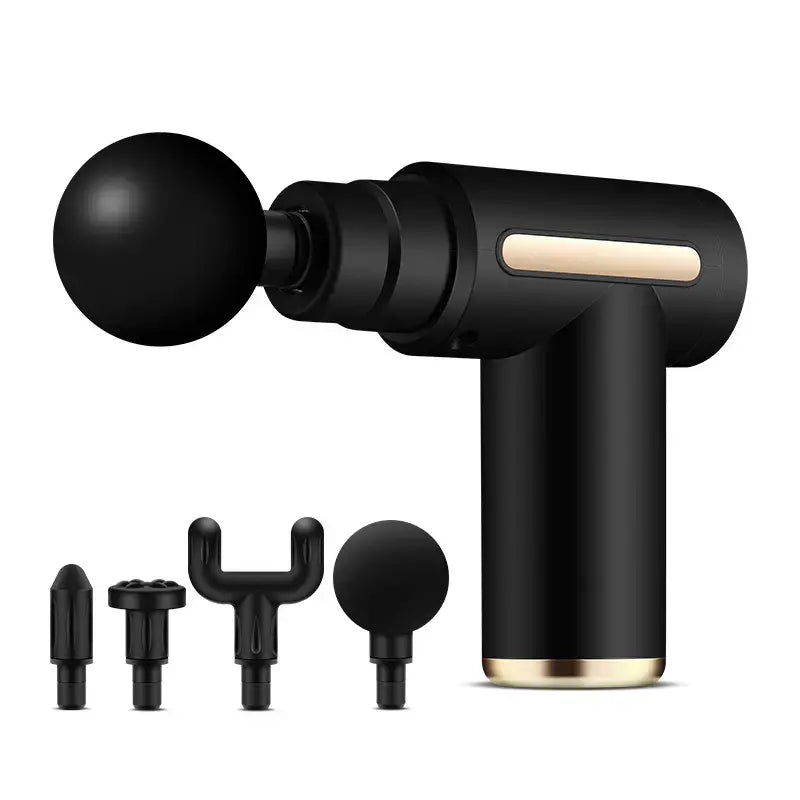 Multifunctional Bodymassage Machine - Home Portable USB Rechargeable Massagers, 6-Speed Adjustable Massage Gun with 4 Replaceable Heads, Ultra-Quiet Brushless Motor, ABS Plastic, for Muscle Relief, Self Care Gift for Him,Sohochic