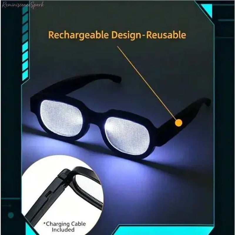 2‑Pack & 1‑Pack Futuristic LED Light‑Up Visor Eyewear, Transparent‑Lens Cyberpunk Luminous Glasses, Comfortable Lightweight Universal‑Fit Party Prop, Fun Photo Accessory for Raves, Holiday Events and All‑Ages Festive Gatherings