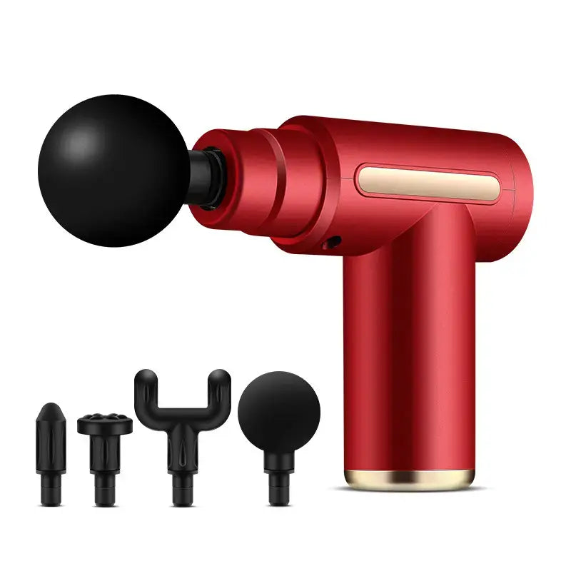 Multifunctional Bodymassage Machine - Home Portable USB Rechargeable Massagers, 6-Speed Adjustable Massage Gun with 4 Replaceable Heads, Ultra-Quiet Brushless Motor, ABS Plastic, for Muscle Relief, Self Care Gift for Him,Sohochic