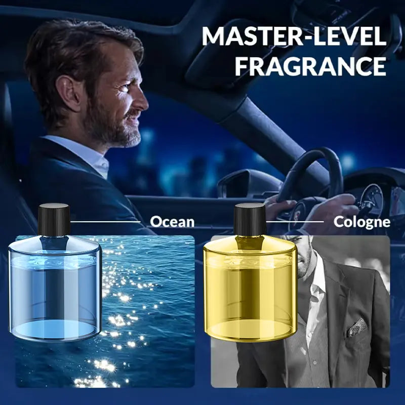 Smart Touch Control Car Interior Air Freshener Diffuser - Portable Rechargeable, 5 Adjustable Mist Modes, RGB Star Projector Ambient Lights, Long-Lasting Cologne & Ocean Scents, Unique Gift for Women, Car Accessories, Cars