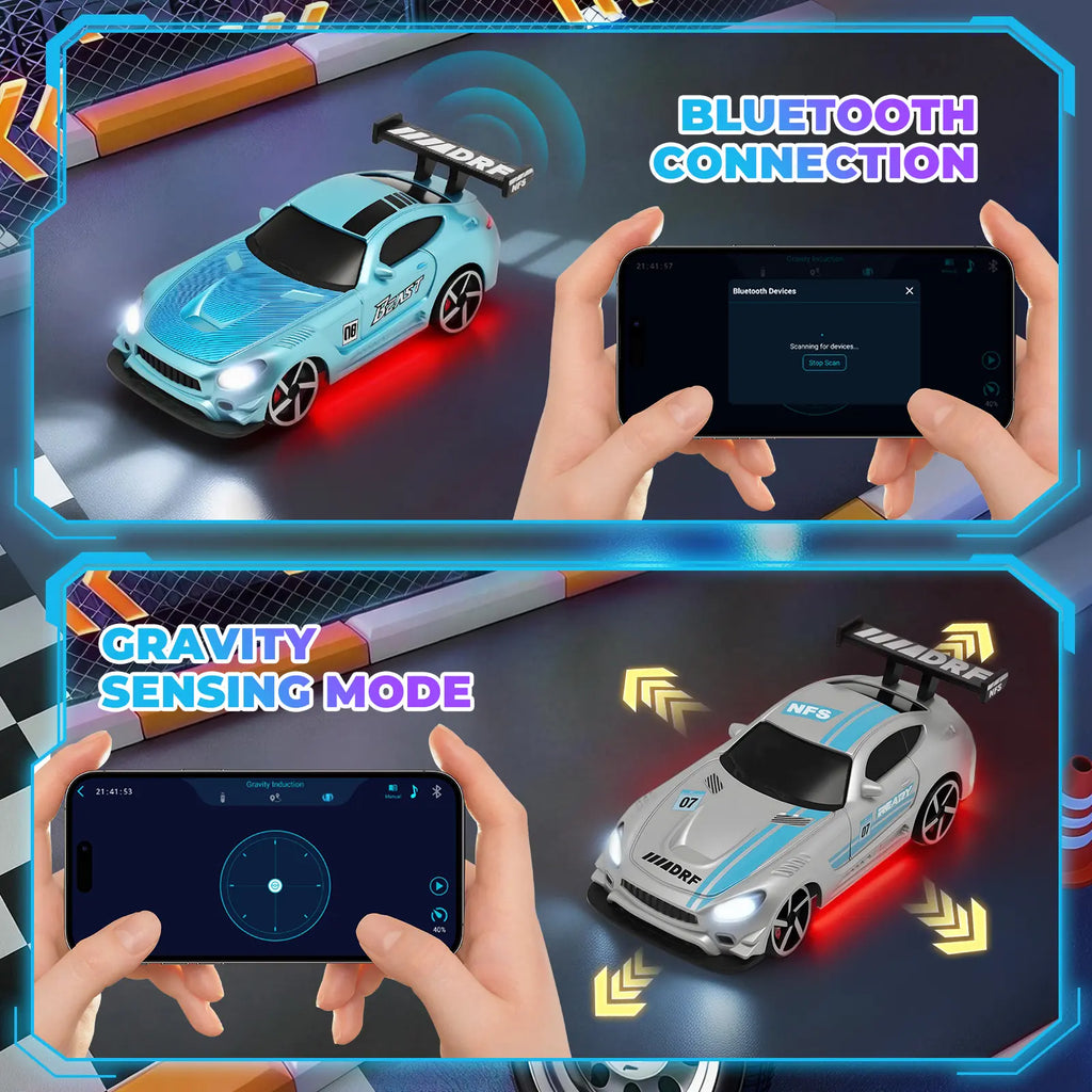 Tiny Turbo Terror: The Pocket-Sized Drift Machine for Future Race Car Drivers and Couch Potato Champions!