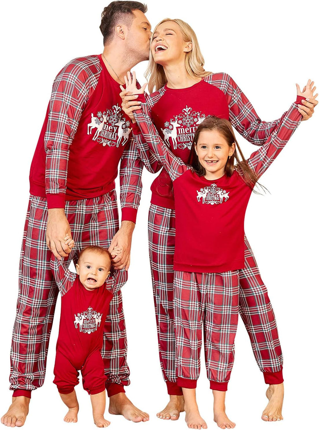 Christmas Pajamas for Family, Family Christmas Pajamas Pjs Matching Sets Top Sleepwear Jammies