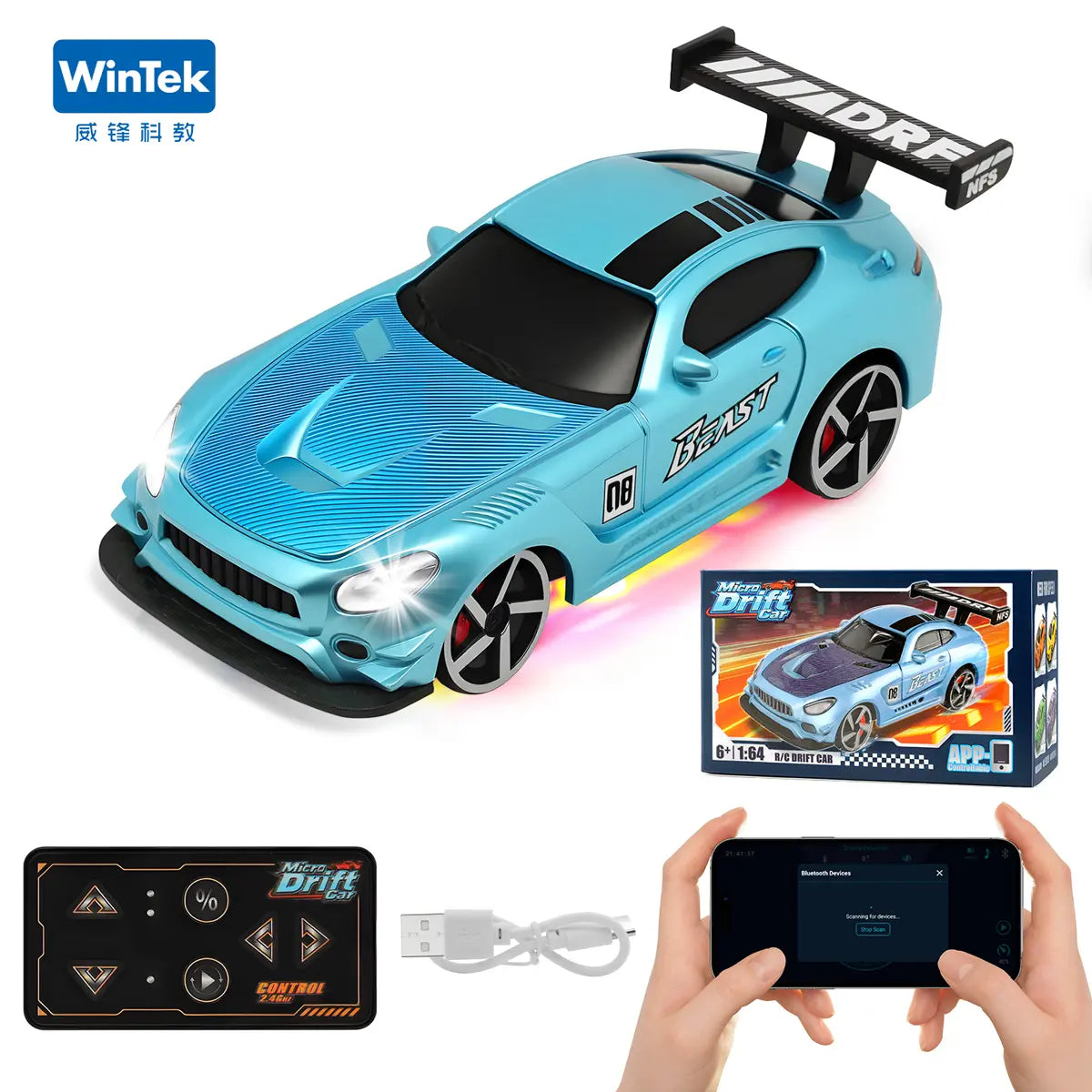 Tiny Turbo Terror: The Pocket-Sized Drift Machine for Future Race Car Drivers and Couch Potato Champions!