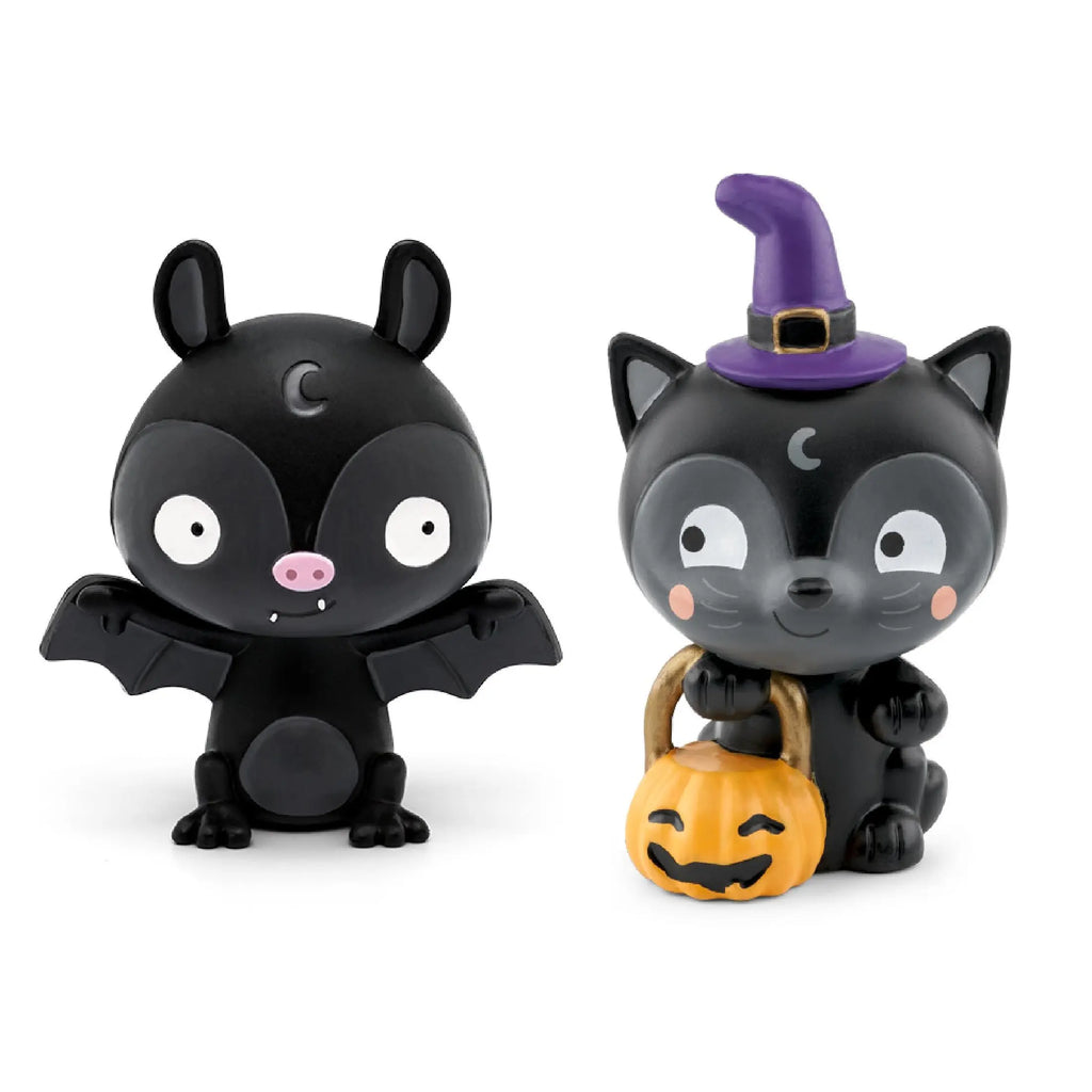 Tonies 2-Pack Halloween and Spooky Songs Bundle with Halloween Bat and New Halloween Cat