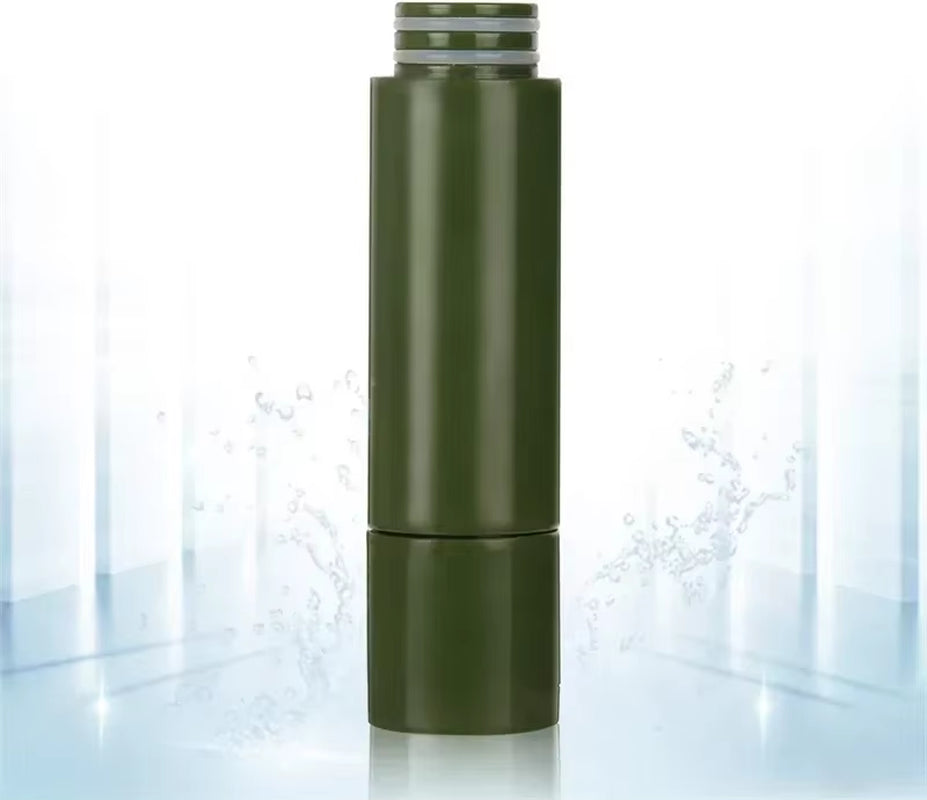 Outdoor Water Purifier Pump 3-Stage Water Filter 0.01 Micron Emergency Portable Water Filtered for Hiking Survival Gear Camping