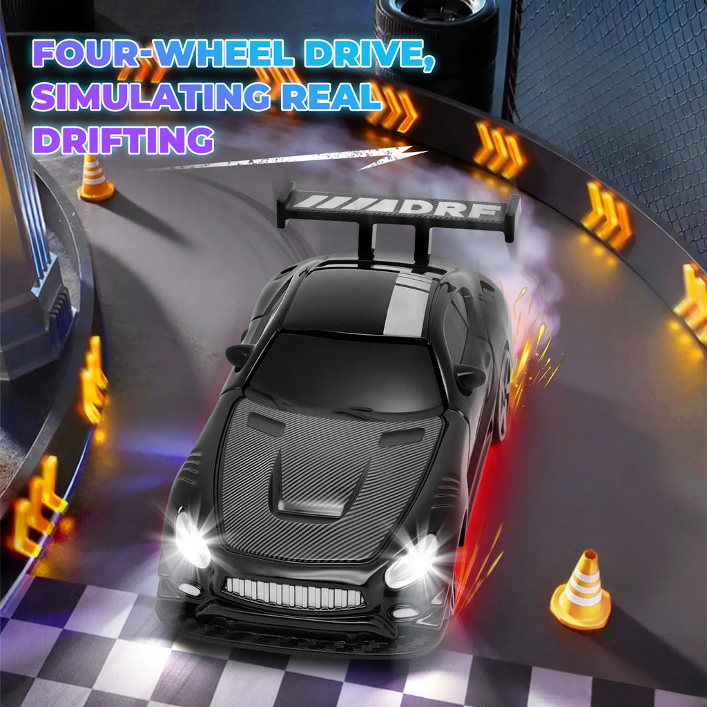 Tiny Turbo Terror: The Pocket-Sized Drift Machine for Future Race Car Drivers and Couch Potato Champions!
