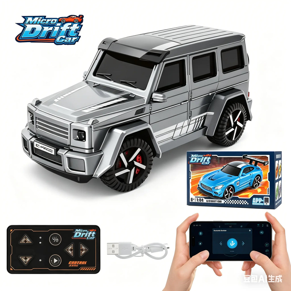Tiny Turbo Terror: The Pocket-Sized Drift Machine for Future Race Car Drivers and Couch Potato Champions!
