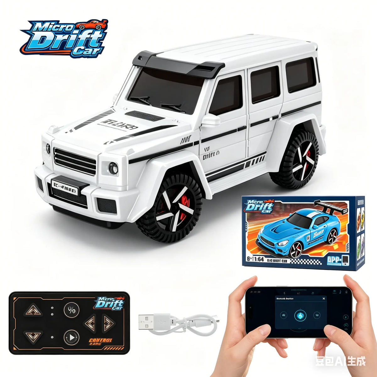 Tiny Turbo Terror: The Pocket-Sized Drift Machine for Future Race Car Drivers and Couch Potato Champions!