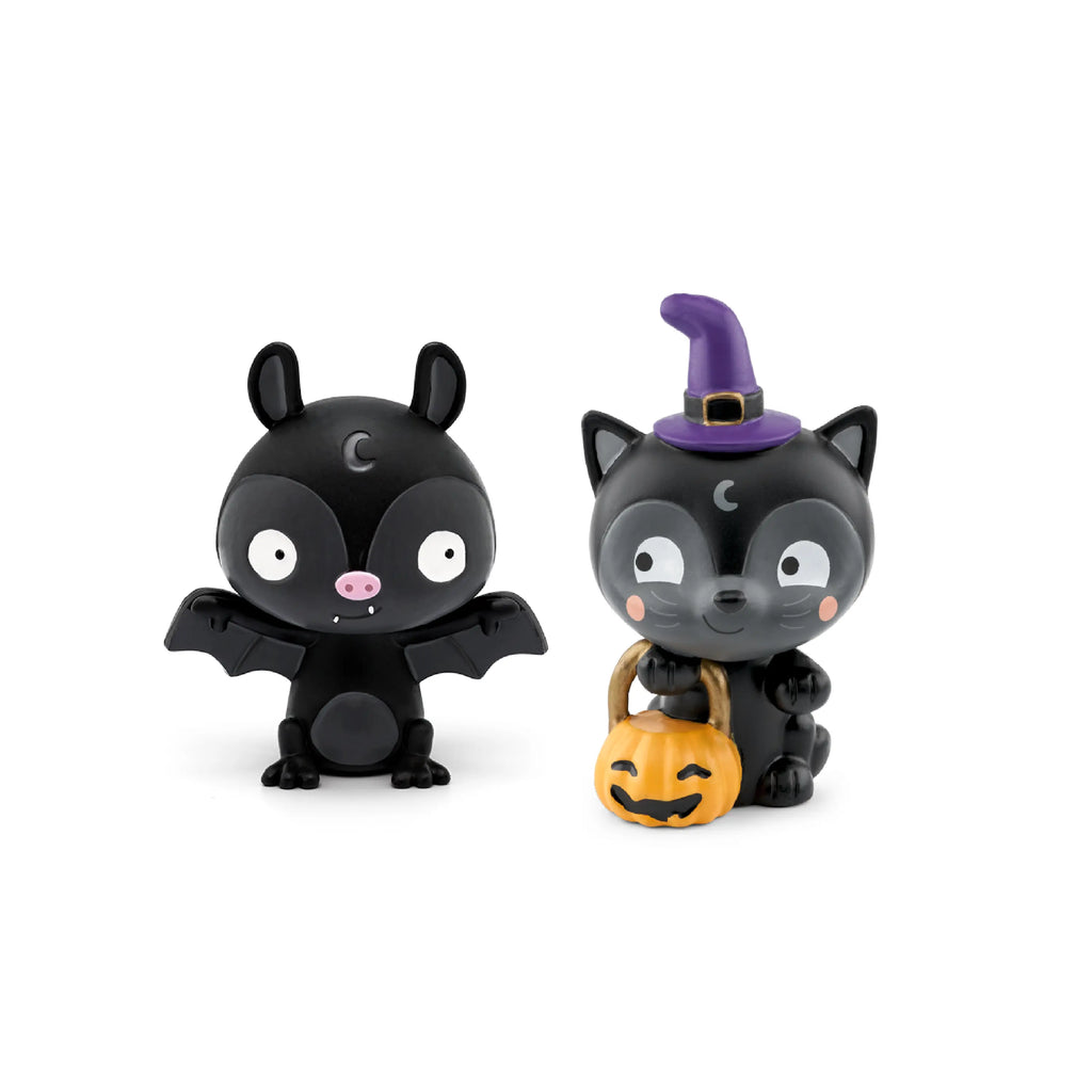 Tonies 2-Pack Halloween and Spooky Songs Bundle with Halloween Bat and New Halloween Cat